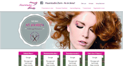Desktop Screenshot of haarstudio-zorn.de