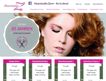 Tablet Screenshot of haarstudio-zorn.de
